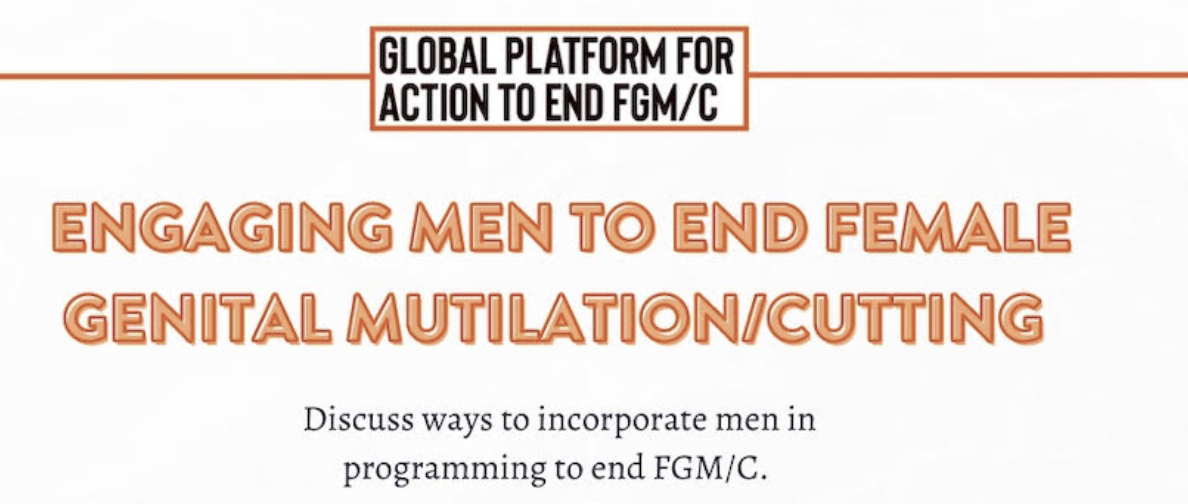 CSW Virtual Parallel Event  - “Engaging Men to End Female Genital Mutilation/Cutting