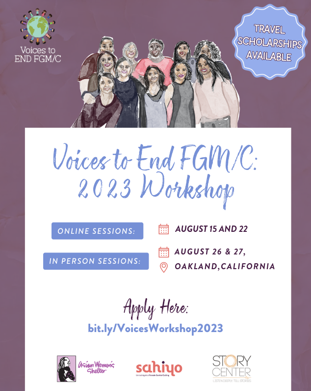 Sahiyo Announces it’s 8th Voices to End FGM/C Digital Storytelling Workshop