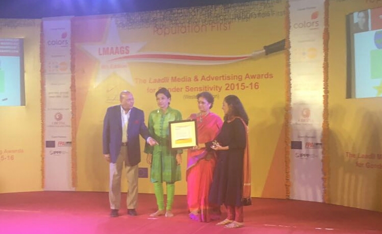 Sahiyo blog post wins a Laadli Media Award