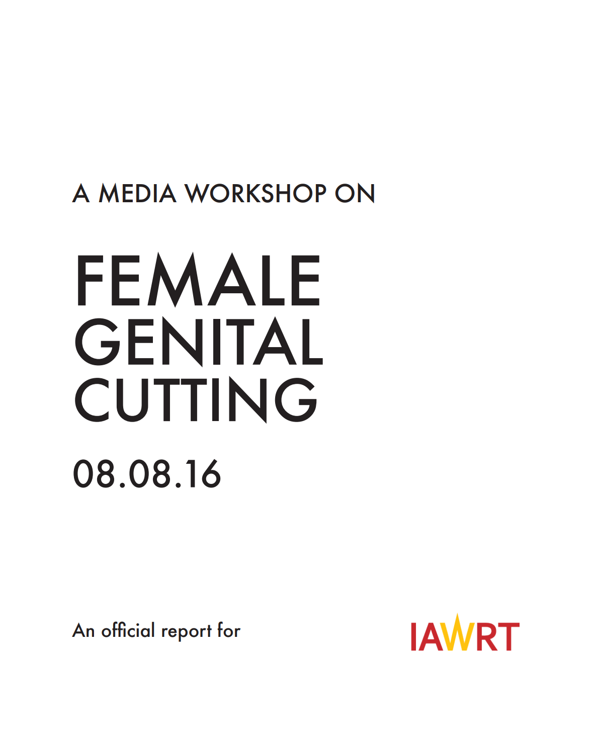 This image for A Media Workshop on Female Genital Cutting
