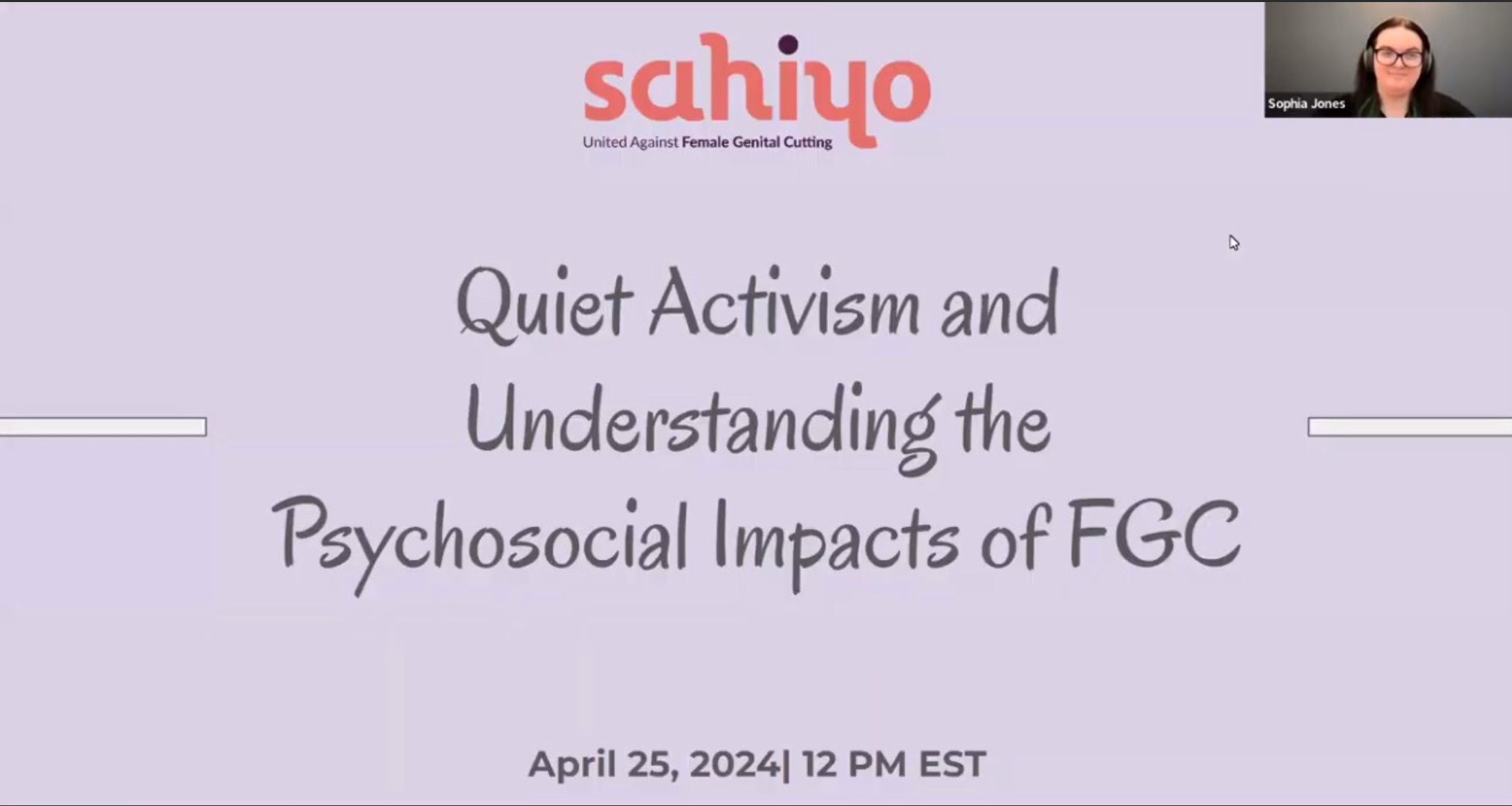 Sahiyo - United Against Female Genital Cutting - Reflecting on our ...