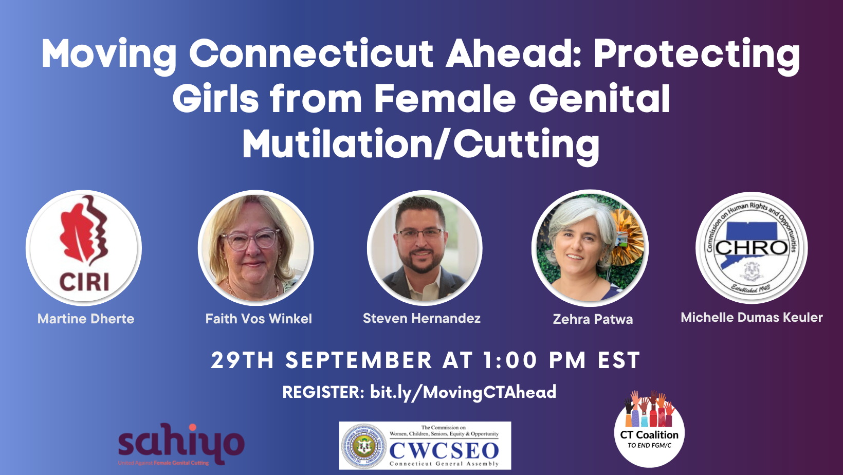 Reflecting on ‘Moving Connecticut Ahead: Protecting Girls from FGM/C’, a webinar