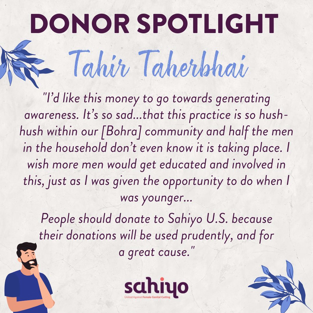 Sahiyo’s International Women’s Day Celebration & Silent Auction Donor Spotlight: Tahir Taherbhai