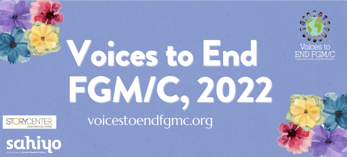 Sahiyo and StoryCenter Release Eight NEW ‘Voices to End Female Genital Mutilation/Cutting’ Stories created by Survivors and Advocates 