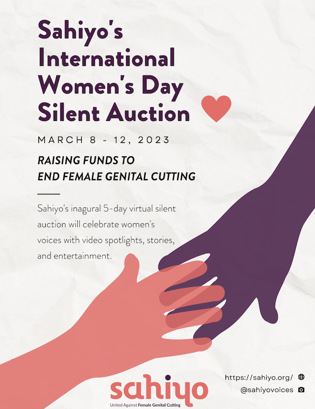 Sahiyo’s Inaugural International Women’s Day Celebration & Silent Auction