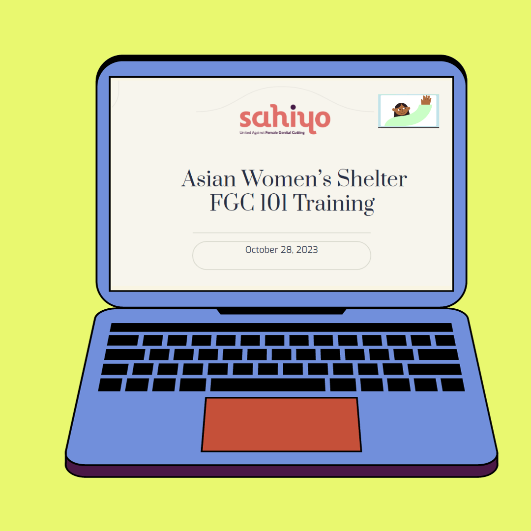 FGC 101 Training for Volunteers at Asian Women's Shelter