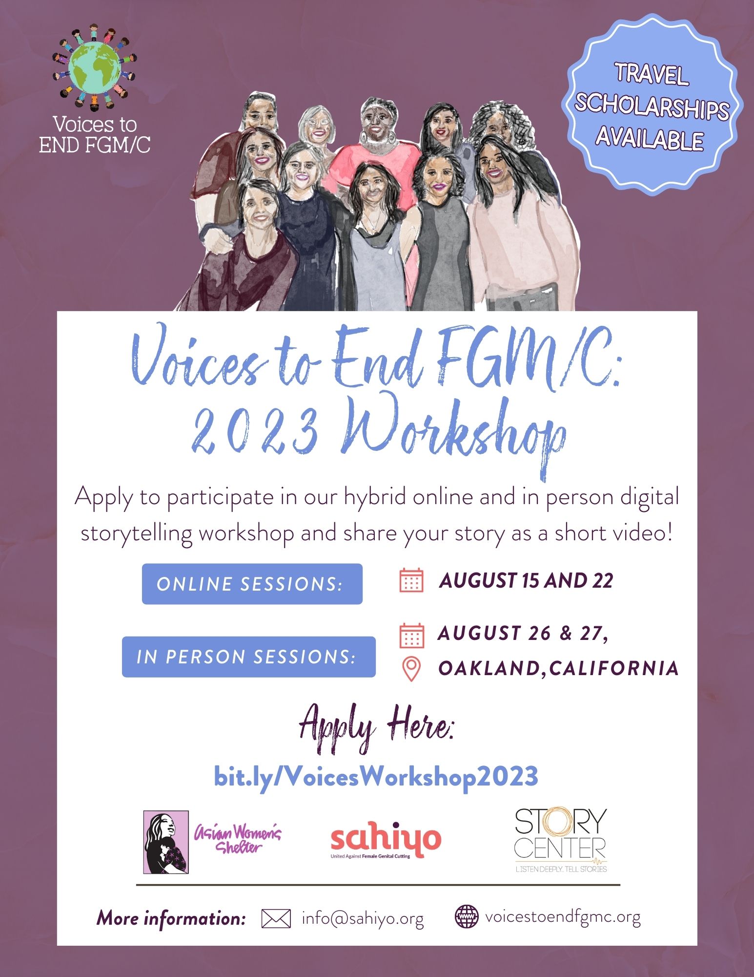 Voices to End FGMC 2023 Apply