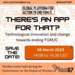 There’s an App For That? Technological Innovation and Change Towards Ending Female Genital Mutilation/ Cutting