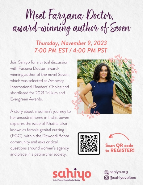 Meet Farzana Doctor, author of SEVEN