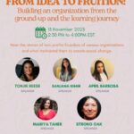 From idea to fruition: building an organization from the ground-up and the learning journey