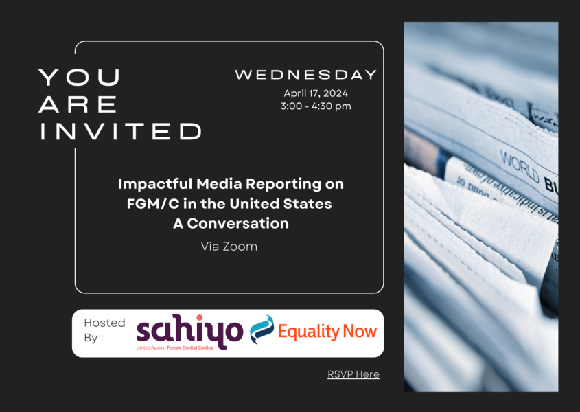 Impactful Media Reporting on FGM/C in the United States - A Conversation