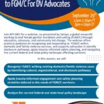 Recognizing and Responding to Female Genital Mutilation/Cutting (FGM/C) for Domestic Violence Advocates