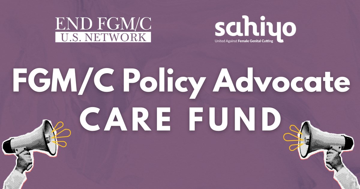 FGM/C Policy Advocate Care Fund Information Session
