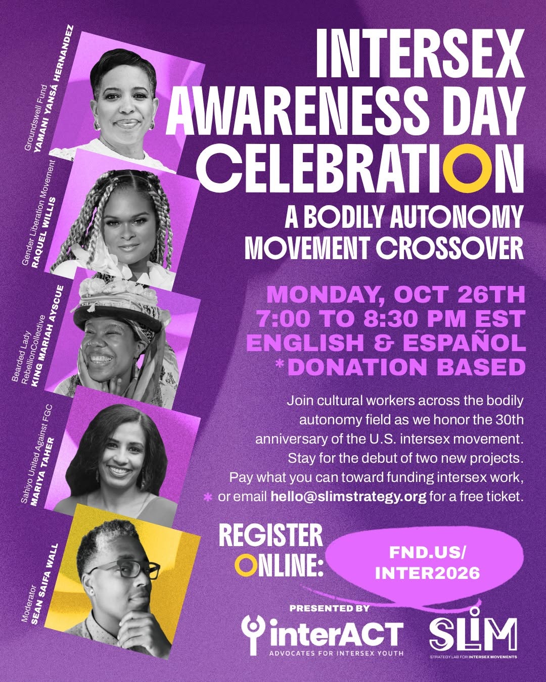 Intersex Awareness Day Celebration